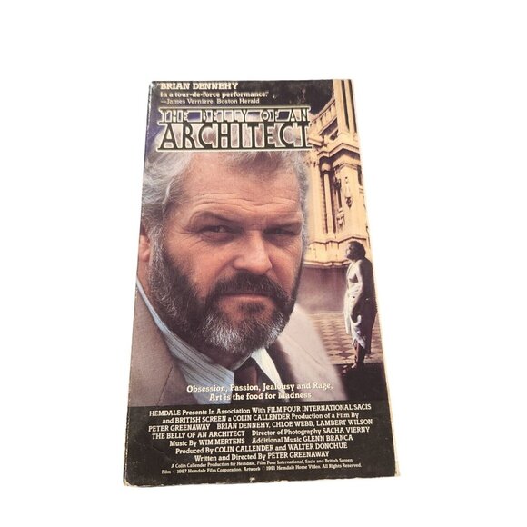 The Belly Of An Architect VHS Used VCR Video Tape Movie Brian Dennehy - Picture 1 of 4